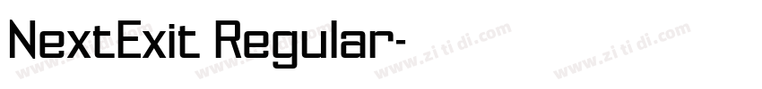 NextExit Regular字体转换